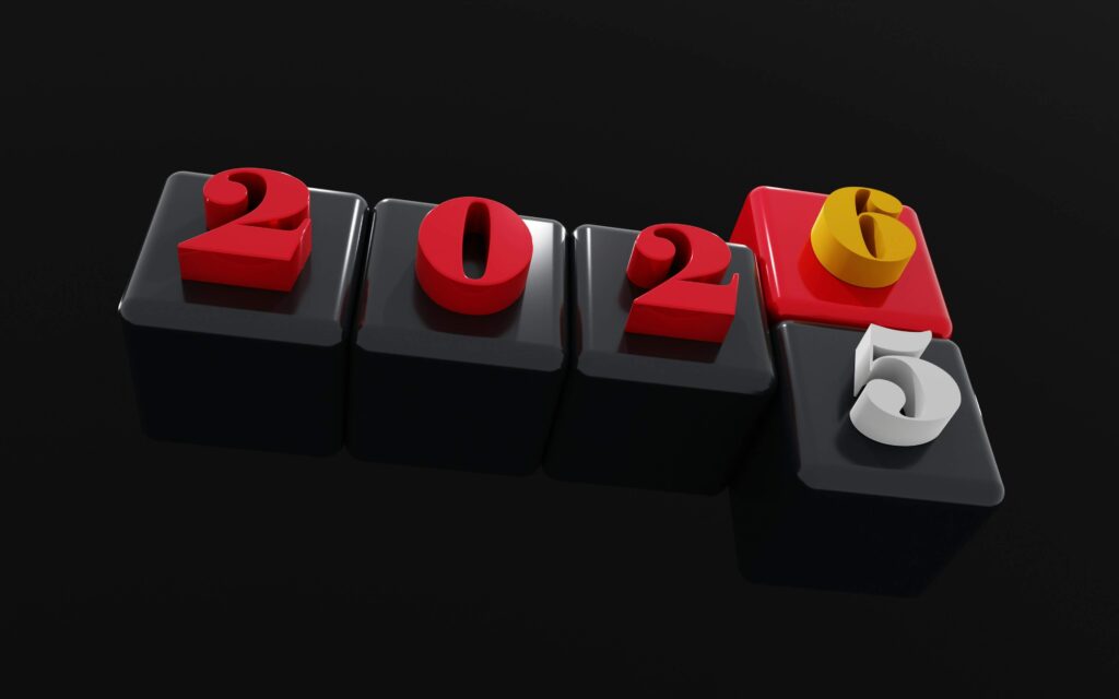 2025년을 보내고 2026년을 맞이하는 이미지