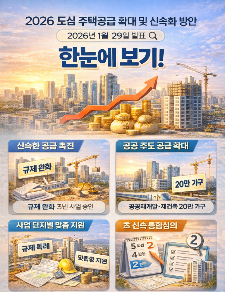 도심 주택공급 확대 이미지