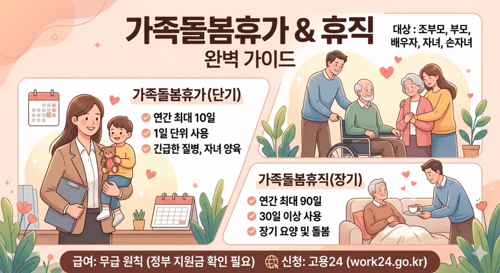 가족돌봄휴가 이미지