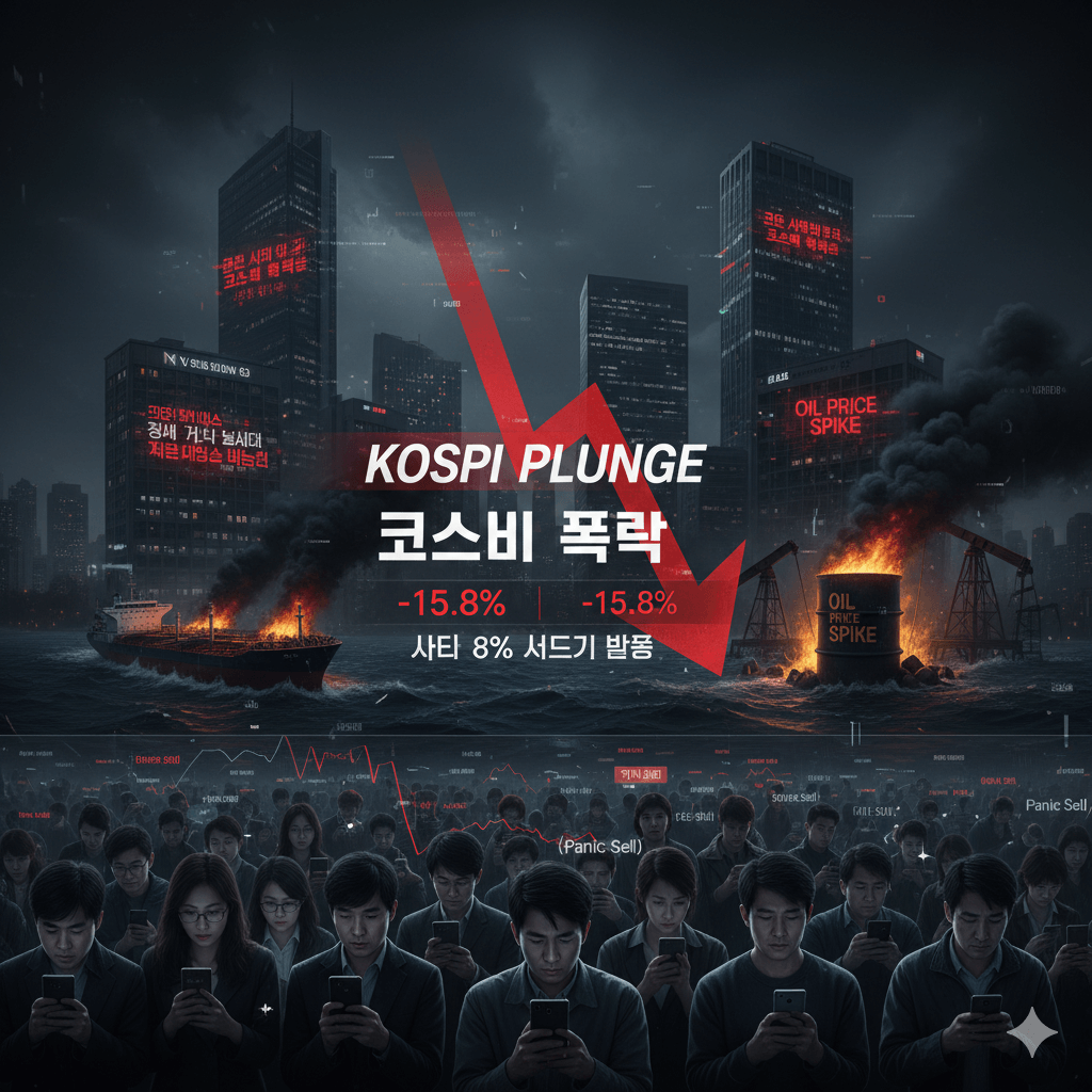 코스피 폭락 이미지