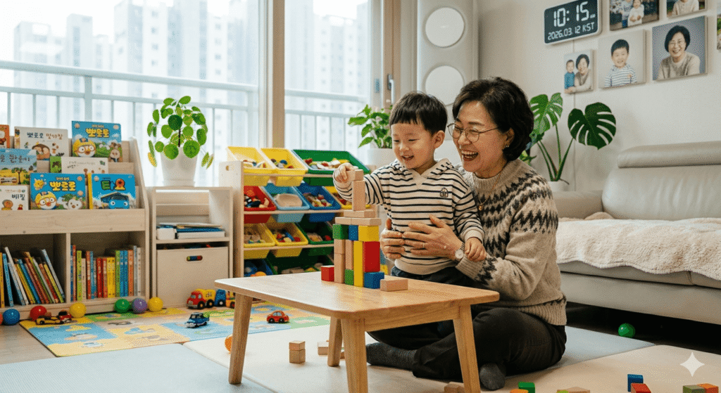 손주 돌봄 이미지