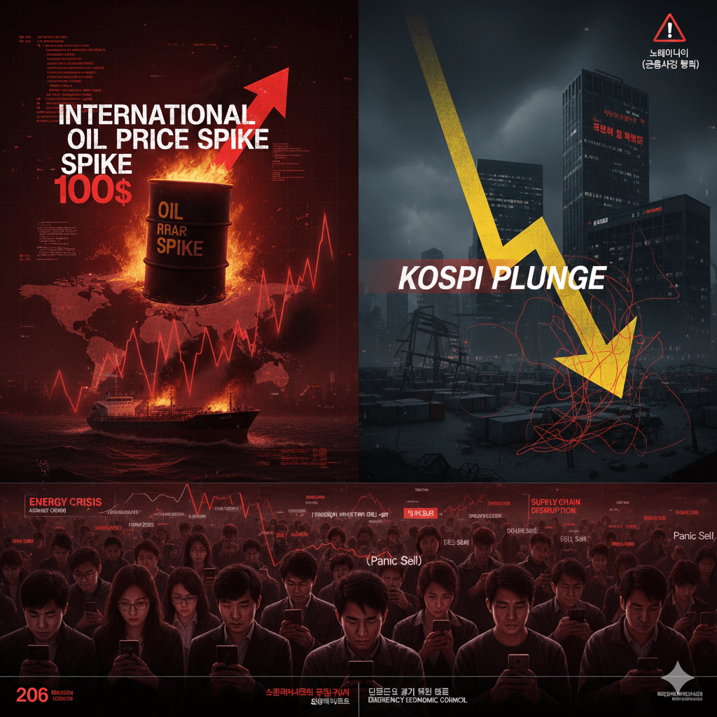 국제 유가 폭등 이미지