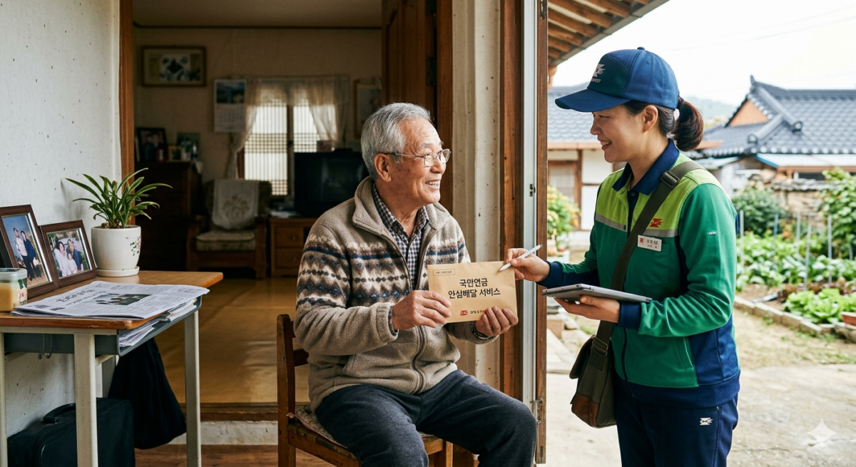 국민연금 안심배달 이미지
