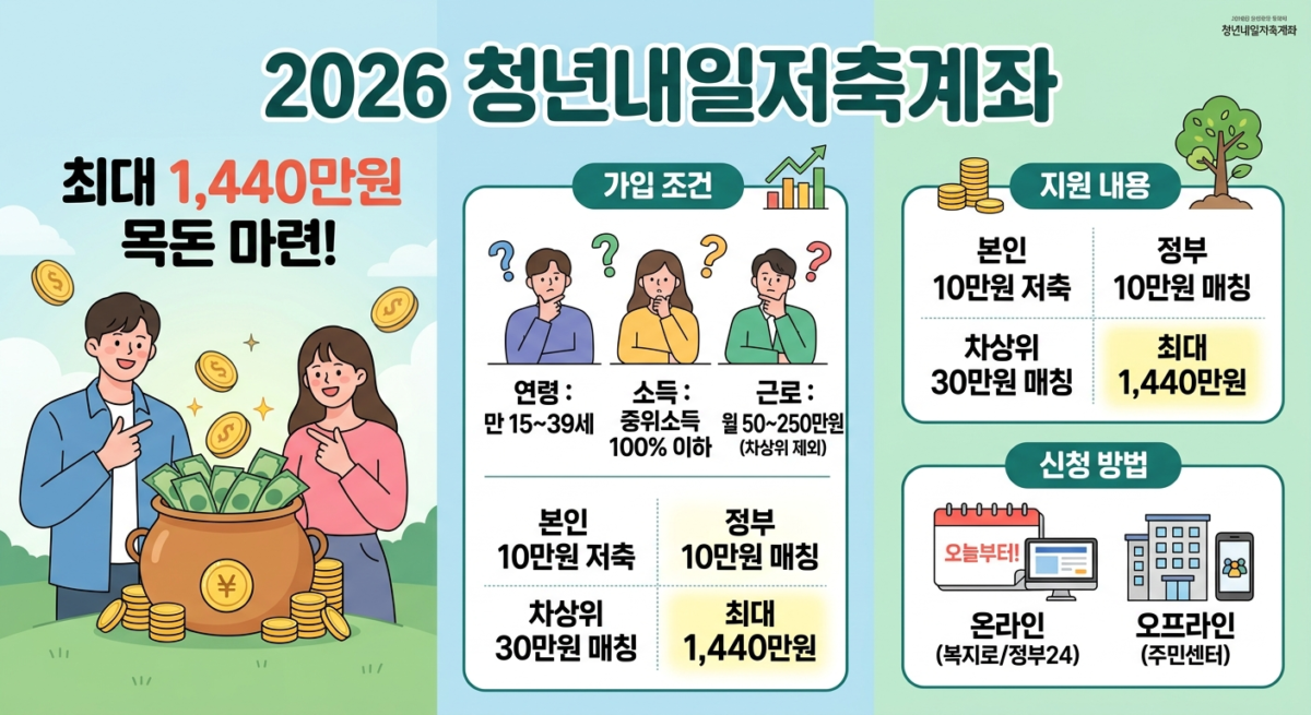 청년내일저축계좌 이미지