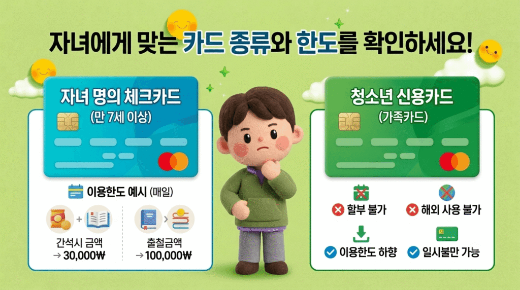 미성년자 카드발급 이미지