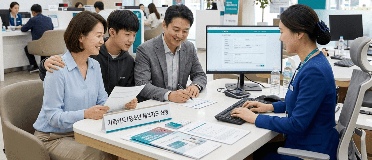 미성년자 카드발급 이미지