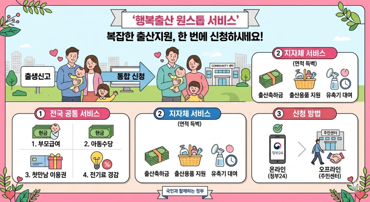 행복출산 원스톱 서비스 이미지