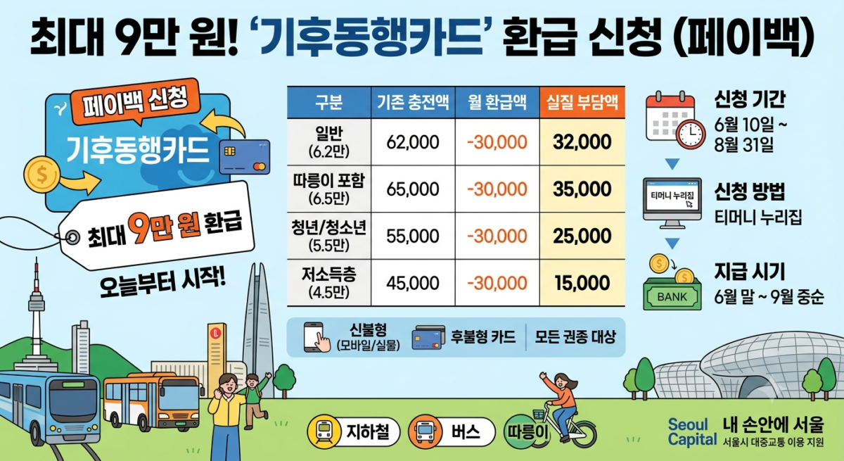 기후동행카드 환급 이미지