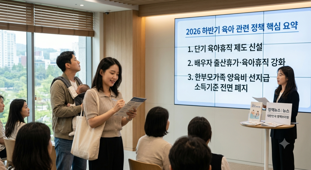육아 변경 정책 이미지